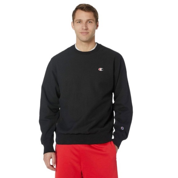 Champion Men’s Black Long Sleeve Pullover Sweatshirt XL NWT - Picture 6 of 9